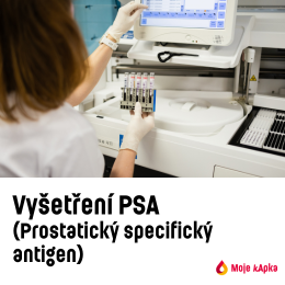 Vyšetření PSA (Prostatický specifický antigen)
