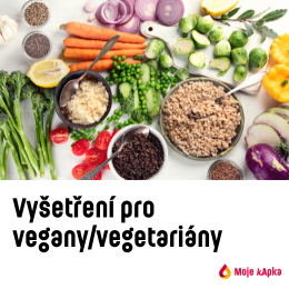 Vyšetření pro vegany/vegetariány